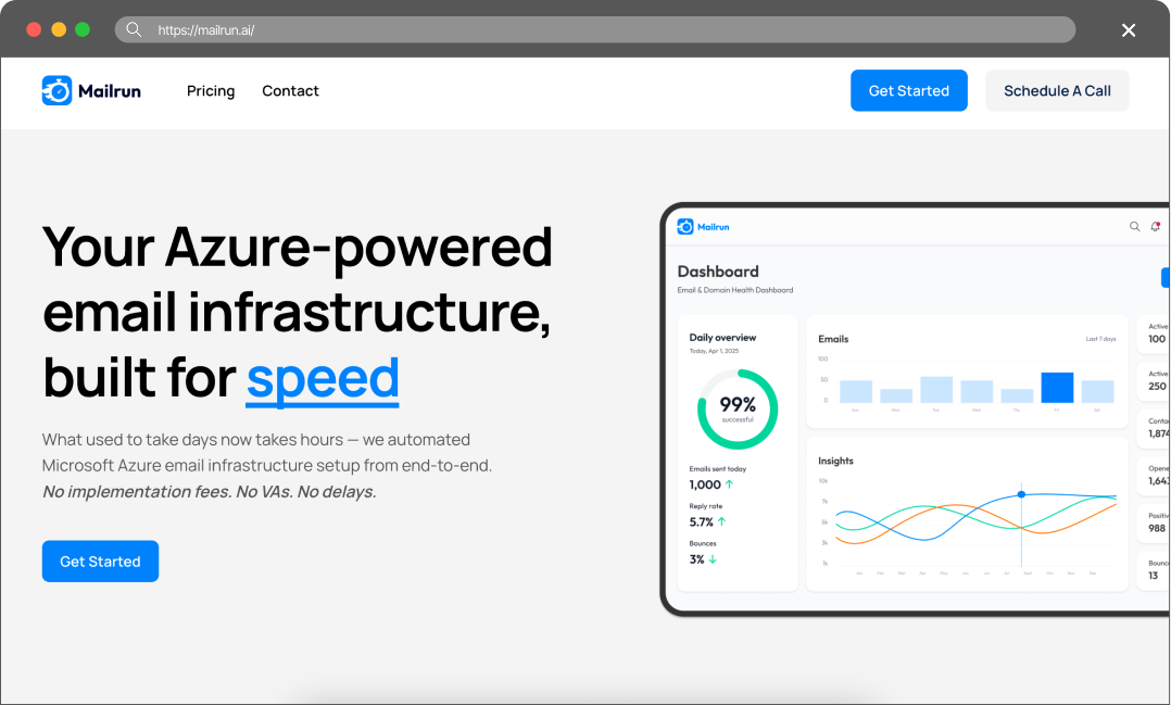 Mailrun screenshot