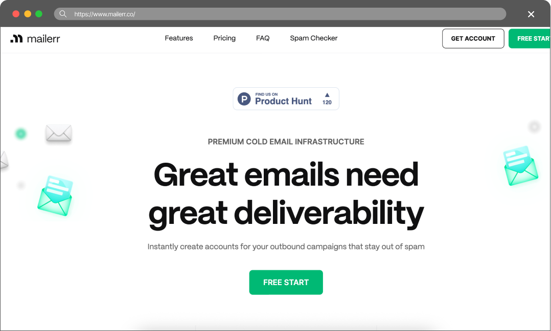 Mailerr screenshot