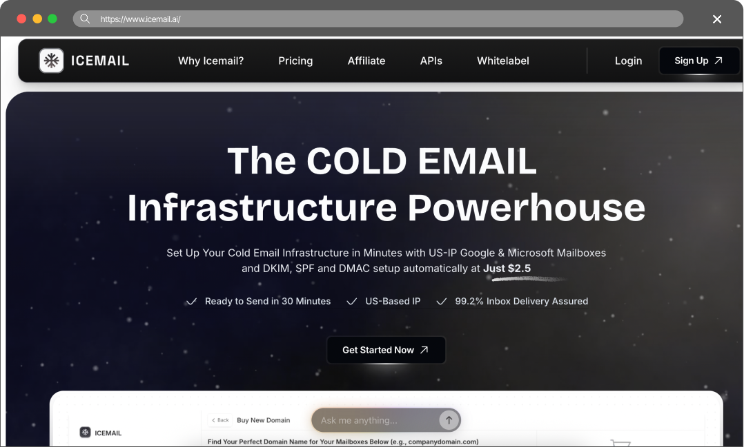 ️ Icemail screenshot