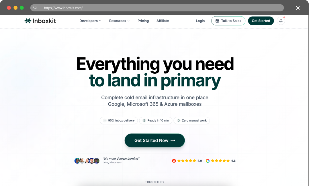 InboxKit screenshot