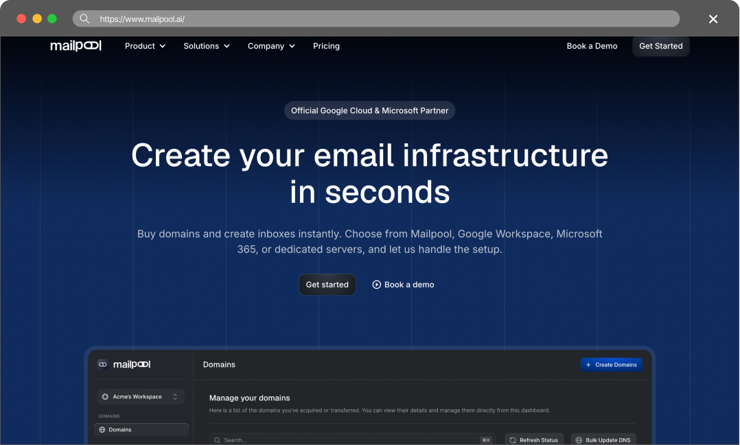 Mailpool screenshot