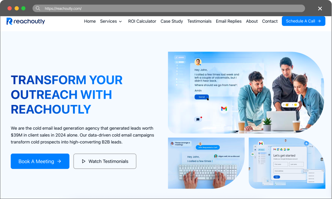 ReachOutly Pricing screenshot