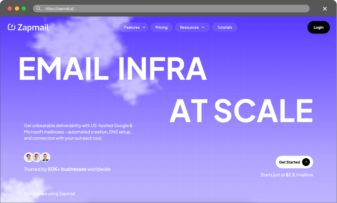 Zapmail Pricing & Features screenshot