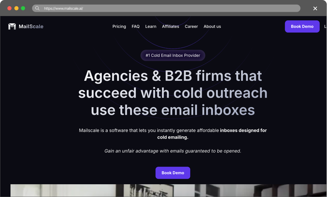 Mailscale screenshot