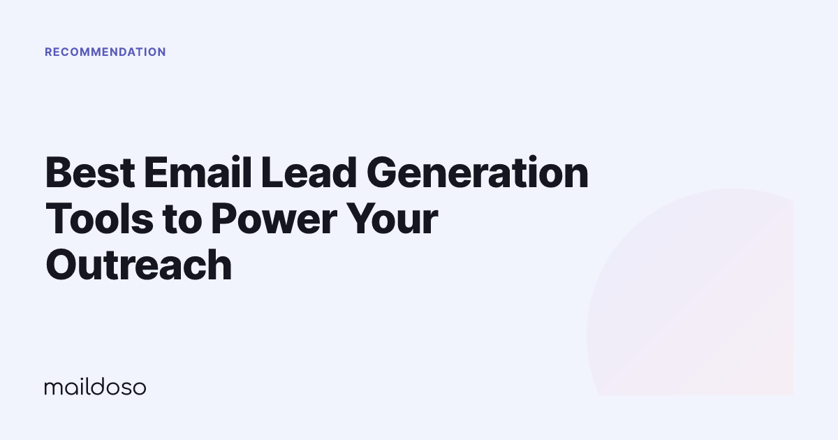 Best Email Lead Generation Tools to Power Your Outreach