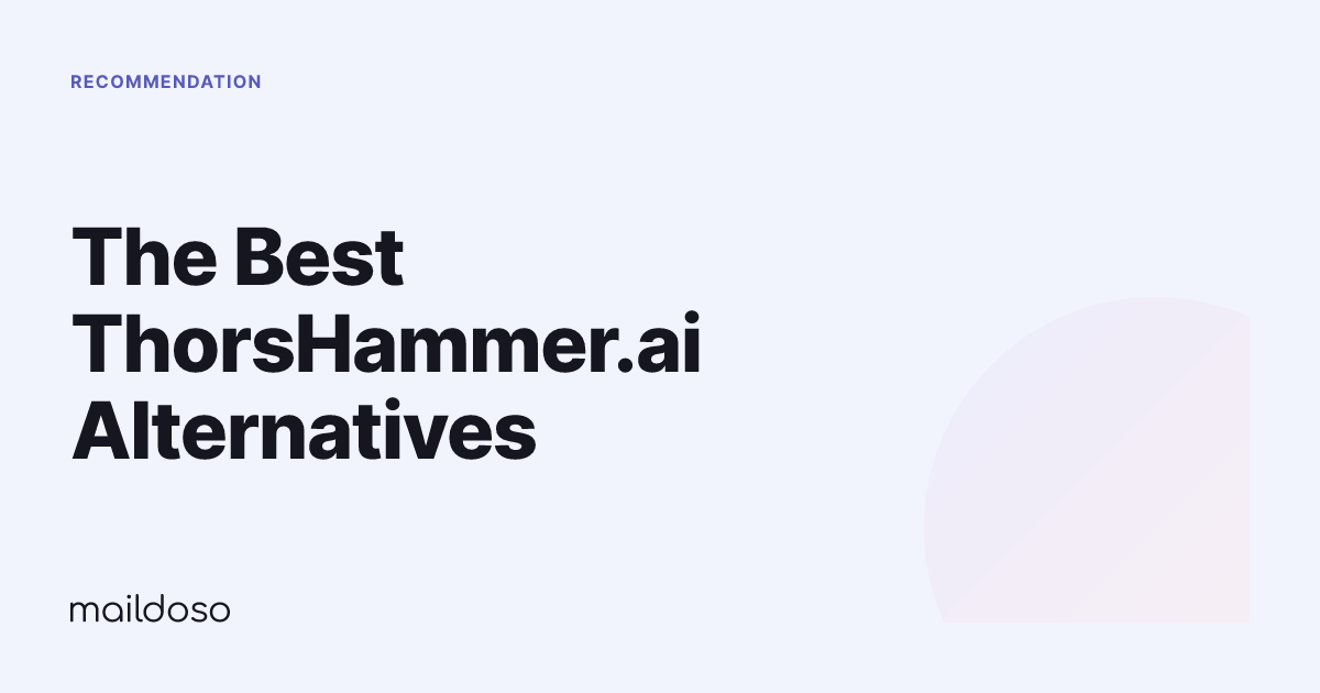 The Best ThorsHammer.ai Alternatives