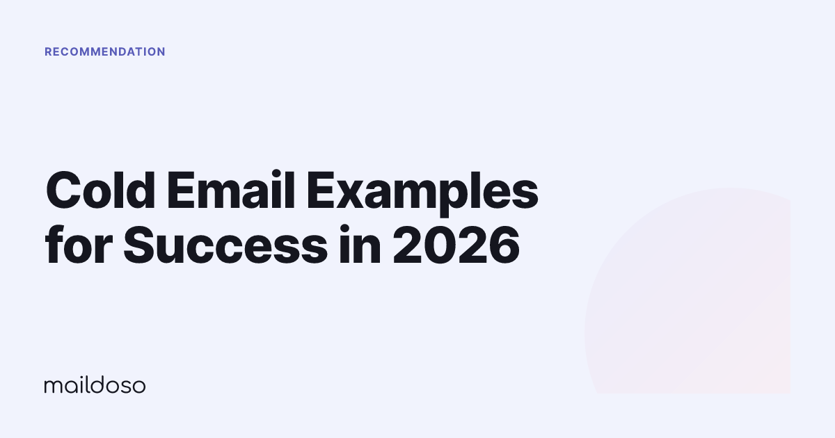 Cold Email Examples for Success in 2026