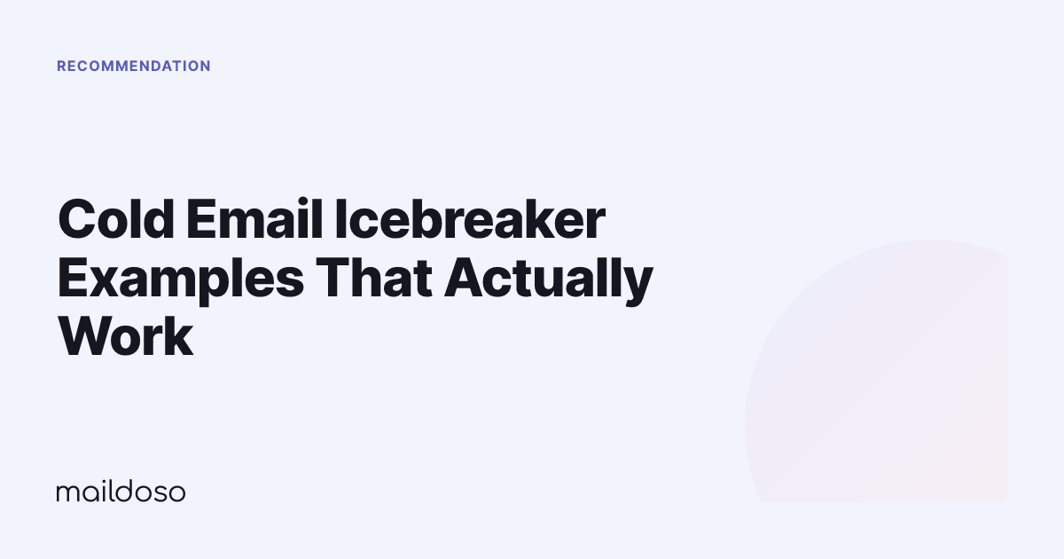 Cold Email Icebreaker Examples That Actually Work