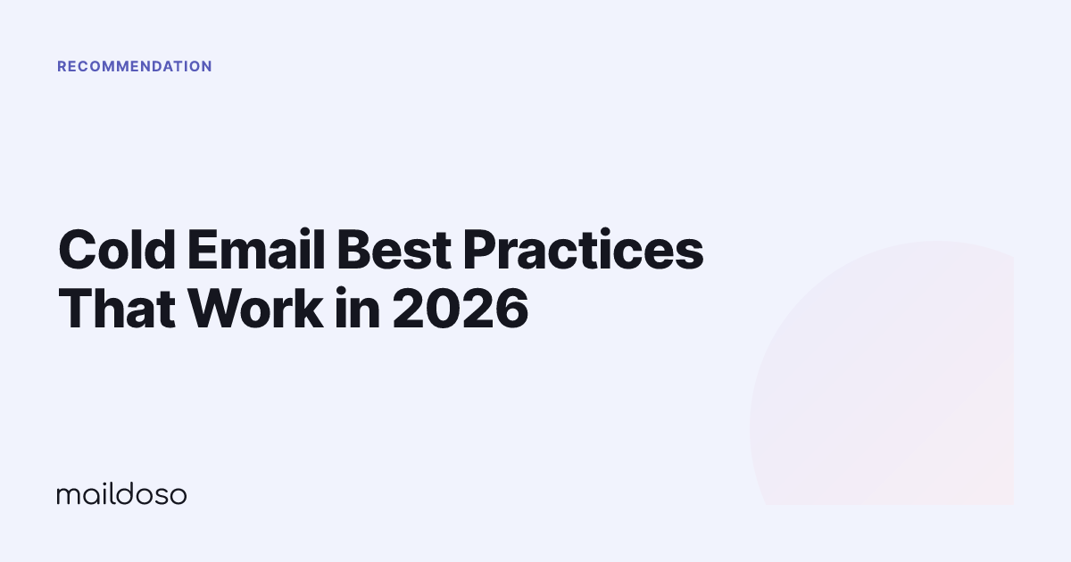 Cold Email Best Practices That Work in 2026