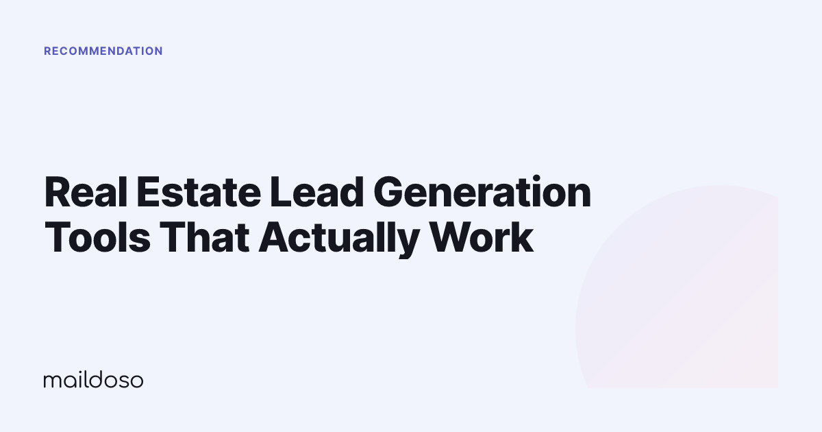 Real Estate Lead Generation Tools That Actually Work
