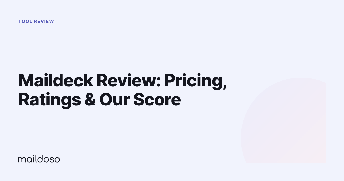 Maildeck Review: Pricing, Ratings & Our Score